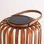 Lanterne solaire Solari aspect bambou - rechargeable et dimmable