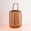 Lanterne solaire Solari aspect bambou - rechargeable et dimmable