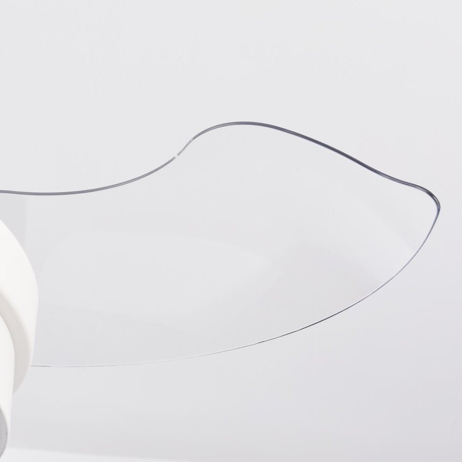 Ventilateur de plafond Vjetar avec LED intégrée et pales escamotables - blanc