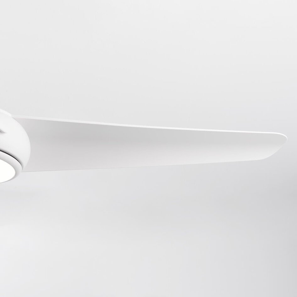 Ventilateur de plafond blanc avec LED et télécommande - Angin
