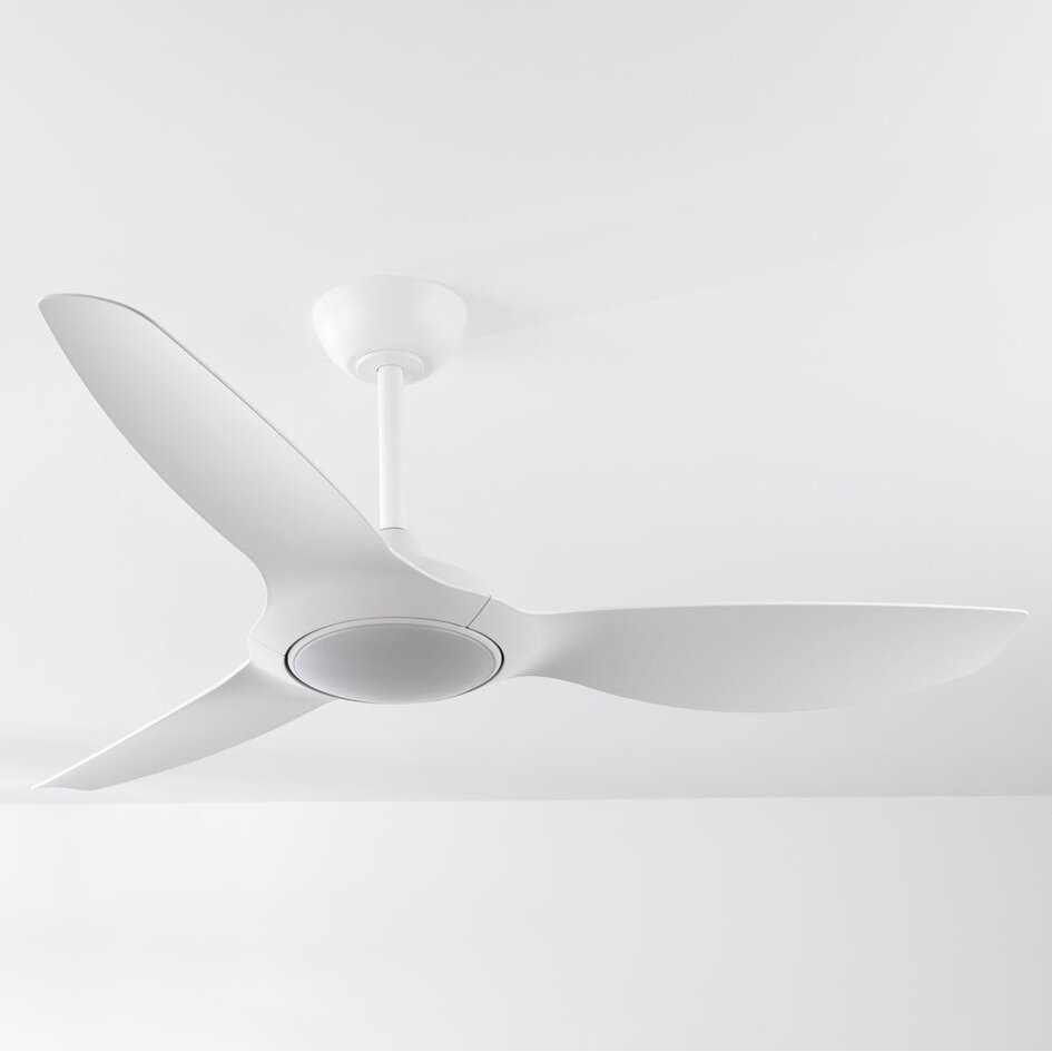 Ventilateur de plafond Viento avec LED intégrée et télécommande - blanc