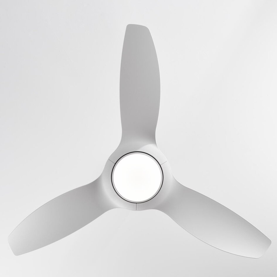 Ventilateur de plafond blanc avec LEDs et télécommande - Viento