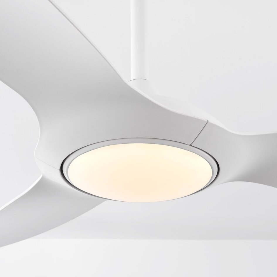 Ventilateur de plafond blanc avec LEDs et télécommande - Viento