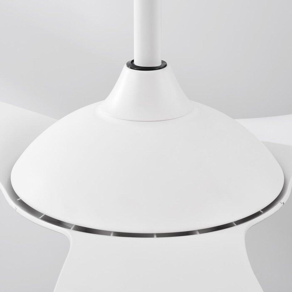 Ventilateur de plafond blanc avec LEDs et télécommande - Viento