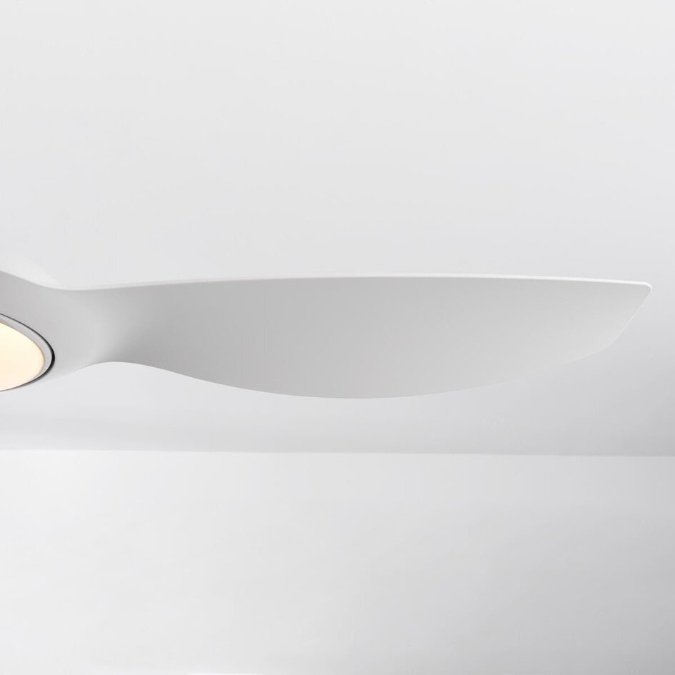 Ventilateur de plafond Viento avec LED intégrée et télécommande - blanc