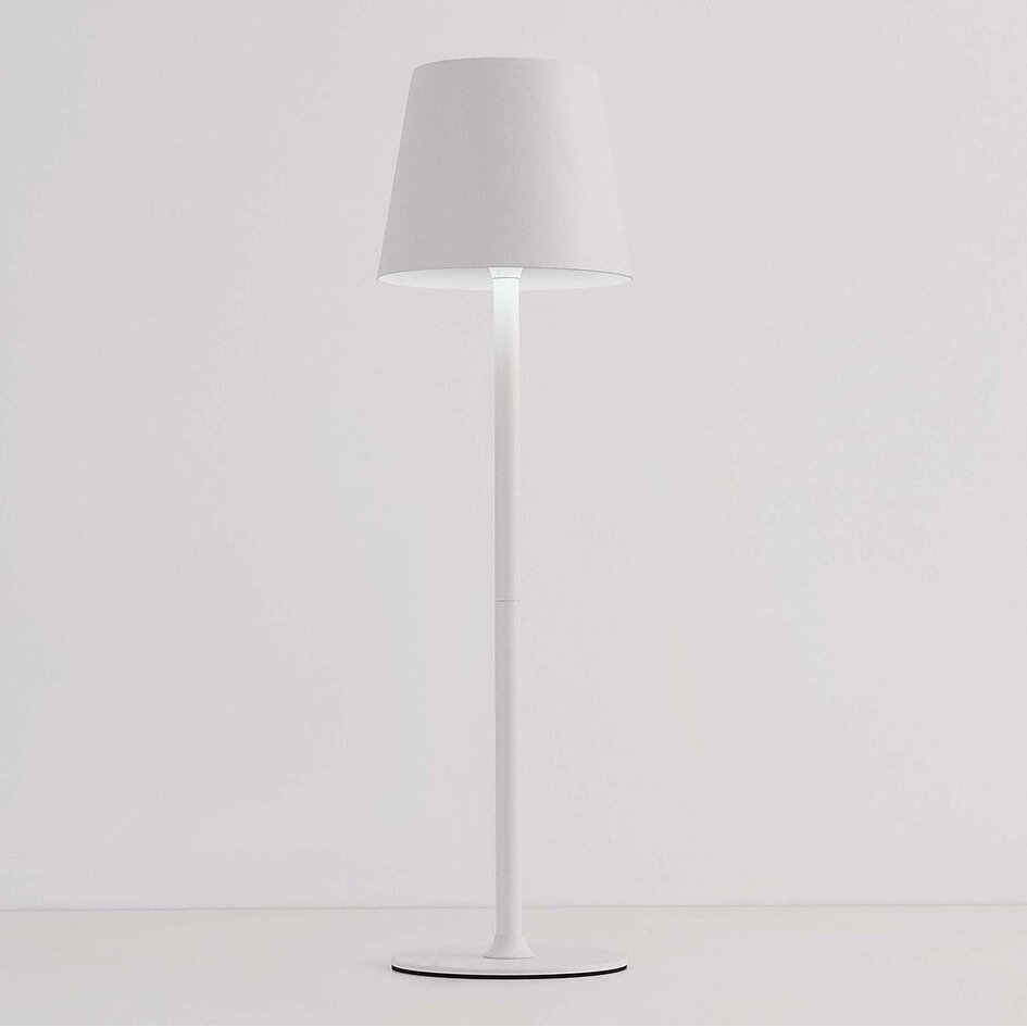 Lampe à poser sans fil Silo avec lumière dimmable et réglable - blanc