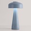Lampe champignon rechargeable Soma avec variateur tactile et température de couleur réglable - bleu clair
