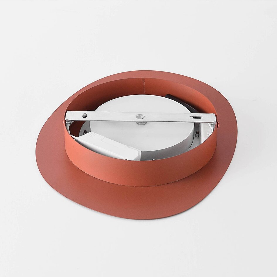 Applique Malina en rouge terracotta à forme organique