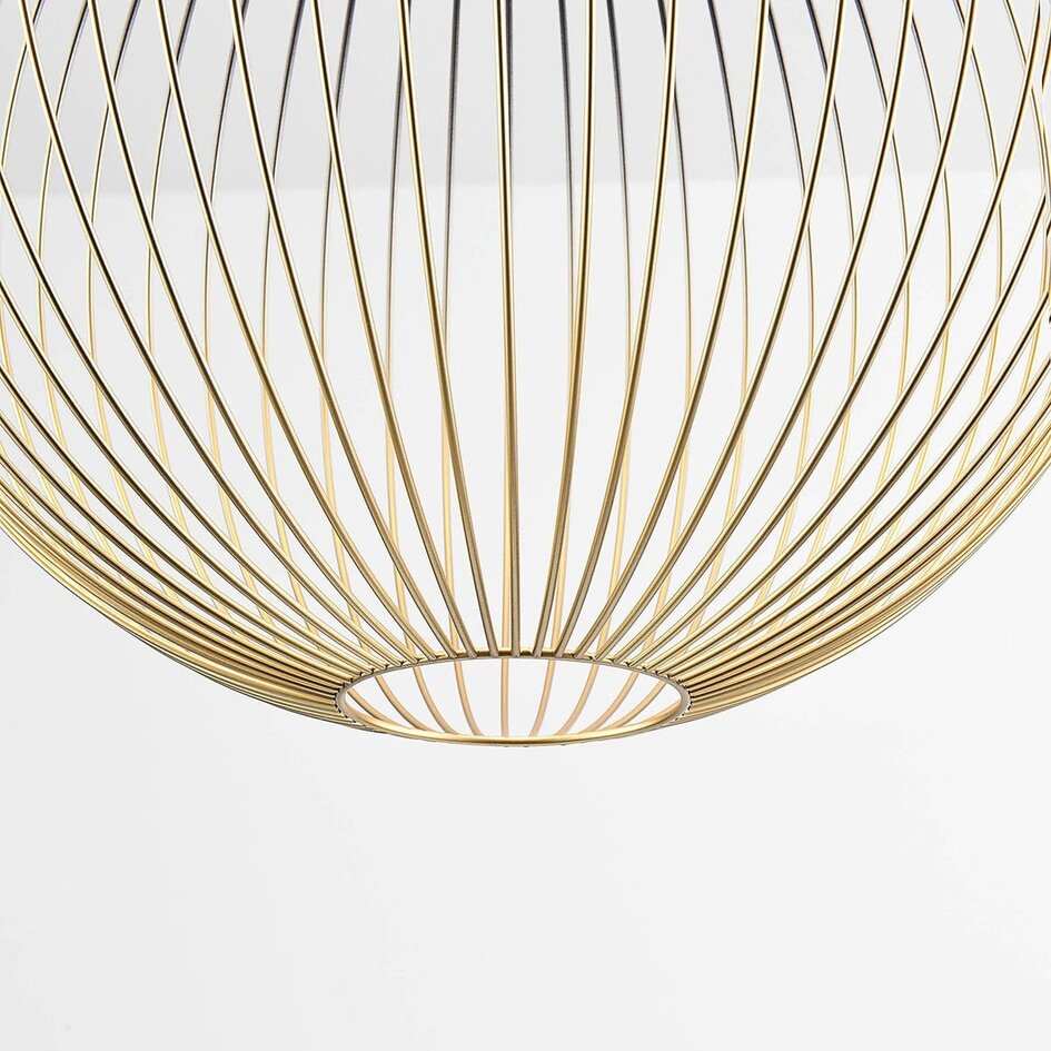 Suspension Nobla Ø40 cm - métal noir et or