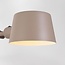Applique Mellow taupe à bras réglable et lumière bidirectionnelle