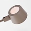 Lampadaire Mella réglable à double éclairage - taupe