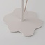 Lampe à poser Hiron beige avec abat-jour en lin