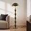Lampadaire design Mura en métal vert olive
