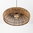 Suspension Suki en rotin tressé à la main avec détail en bois Ø49 cm