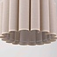 Suspension Celine - abat-jour en lin plissé, beige