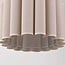 Suspension Celine avec abat-jour en lin plissé beige