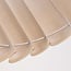Suspension Celine - abat-jour en lin plissé, beige