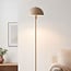 Lampadaire champignon Sorai en métal - beige