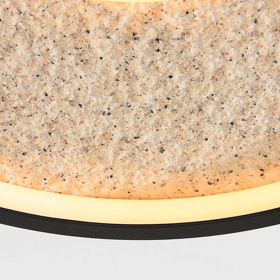 Plafonnier Deimos dimmable à 3 étapes LED - noir et beige