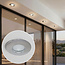 Spot encastré moderne argent IP44 - Rex