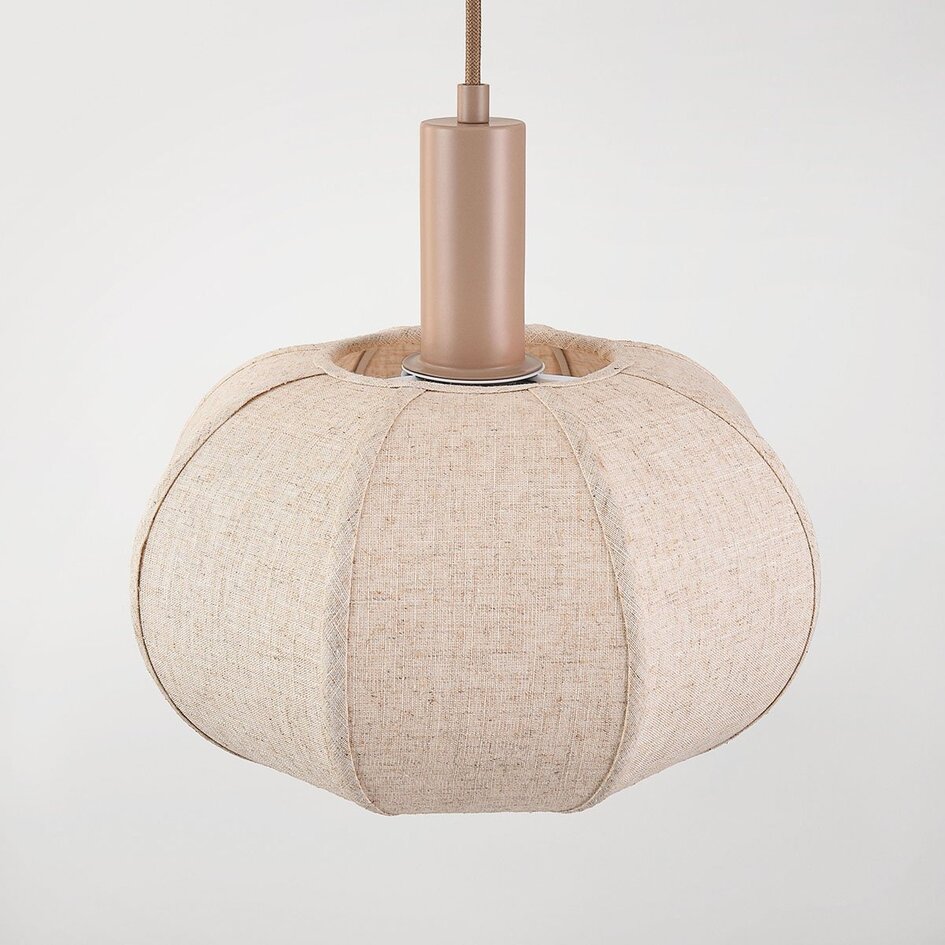 Suspension Tayra en tissu - taupe