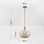 Suspension Tayra en lin taupe