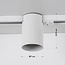Système sur rail monophasé de 3 mètres avec spots Zylox en blanc