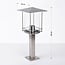 Lampe d'extérieur sur pied Rocco en acier inoxydable - 45 cm