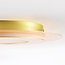 Plafonnier Cercyl Ø30 cm - effet feuille d'or, LED variateur à 3 niveaux