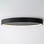 Plafonnier Cercul noir avec LED à 3 niveaux de gradation et effet pierre grise, Ø40 cm, 29W