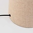 Lampadaire Santer en lin - beige