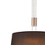 Suspension moderne nickel satiné gradation à 3 niveaux LED - Hazel