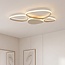 Plafonnier design Lirina avec LED intégrée, dimmable à 3 étapes - beige sable