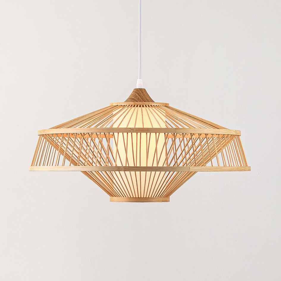 Suspension Olira en bambou à diffuseur naturel