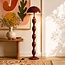 Lampadaire design Mura en métal bordeaux