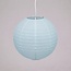 Lampion en nylon bleu clair pour l'extérieur