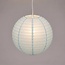 Lampion en nylon bleu clair pour l'extérieur