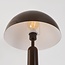 Lampadaire champignon Alexi en métal brun