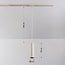 Suspension tube Simon beige pour éclairage sur rail monophasé