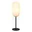 Lampe à poser Kalisto - noir avec verre blanc