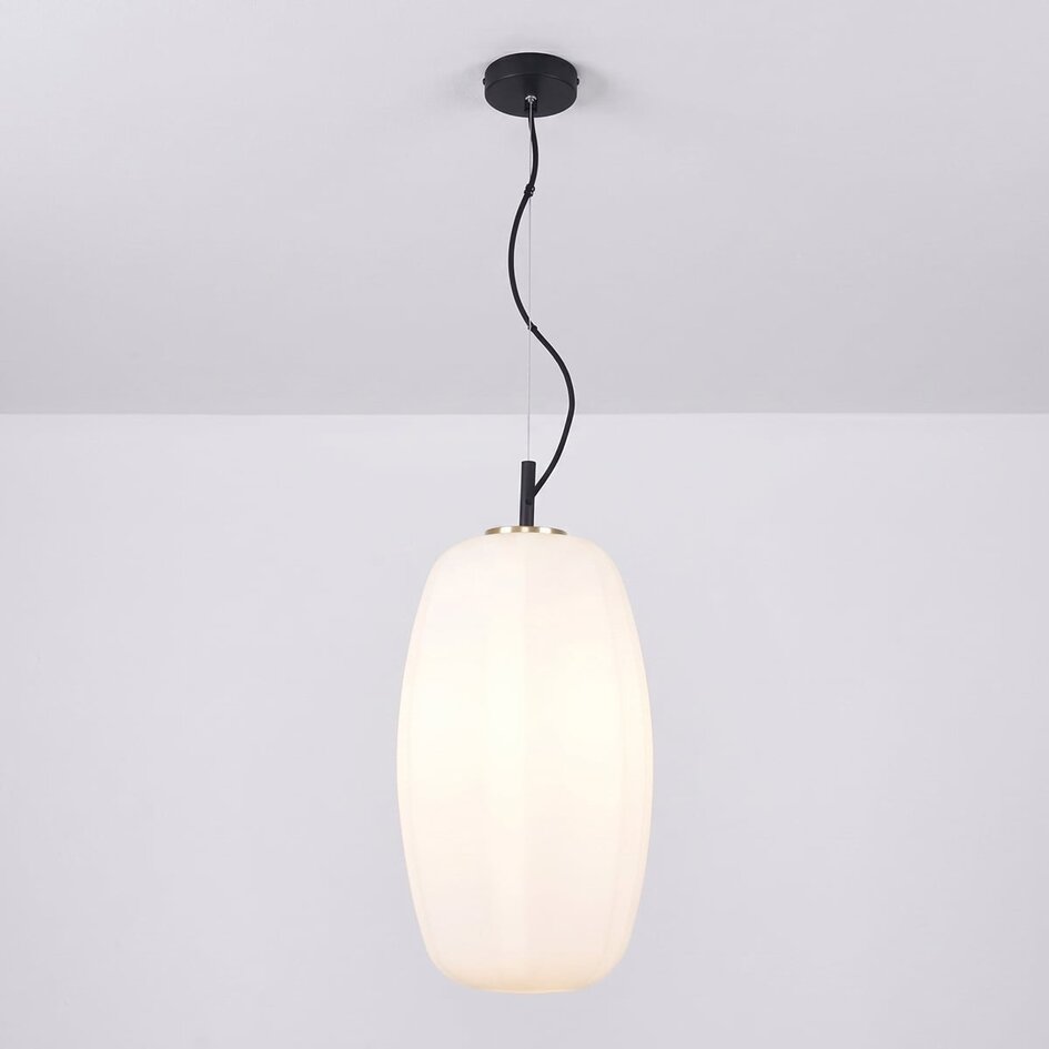 Suspension en verre blanc - Kostas