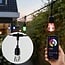 Guirlande lumineuse connectée RGBW de 15 mètres, 15 douilles suspendues, TUYA