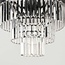 Suspension en cristal avec cristaux transparents - Cristal