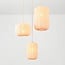 Suspension Japandi Morra 3 lumières en tissu