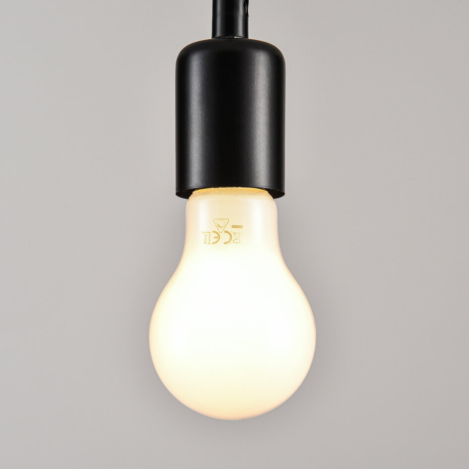 Ampoule LED E27 Ø60 dimmable à 3 étapes avec verre blanc laiteux 7W 2700K
