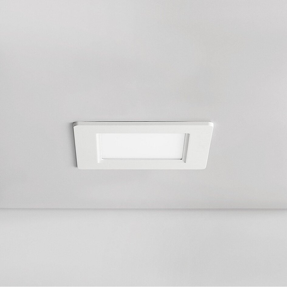 Downlight carré 6W avec température de couleur réglable - 120 x 120 mm