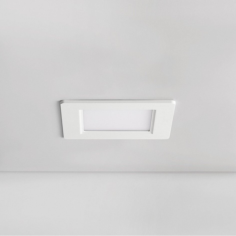 Downlight carré 6W avec température de couleur réglable - 120 x 120 mm