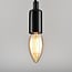 Ampoule flamme LED E14 à filament dimmable Ø35 mm en verre ambré 4,5 W 2200 K
