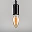 Ampoule flamme LED E14 à filament dimmable Ø35 mm en verre ambré 4,5 W 2200 K