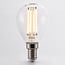 Ampoule LED E14 à filament dimmable Ø45 mm en verre transparent 4,5 W 2700 K